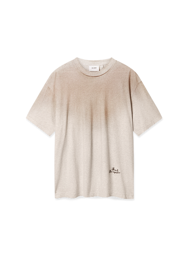 Tričko AXEL ARIGATO Saba Short Sleeve Crewneck Ombre T-Shirt Béžová | A3860003, 0