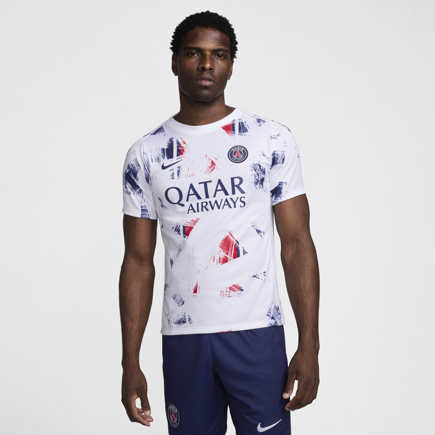 Tričko Nike Dri-FIT Paris Saint-Germain Academy Pro Pre Game Biela | FN9656-101, 0