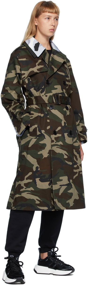 Trenčkot VETEMENTS Vetements Layered Camo Trench Coat Zelené | WAH21JA943, 3