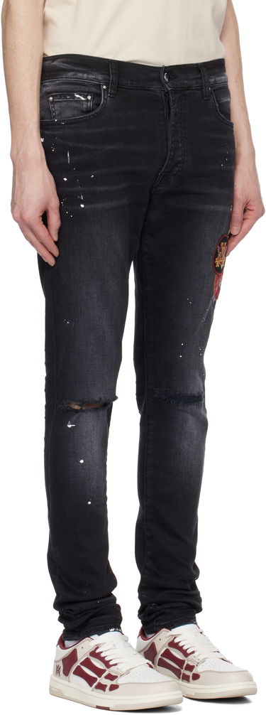 Džínsy AMIRI AMIRI Vintage Patch Skinny Jeans Čierna | AMDNSY1130, 1