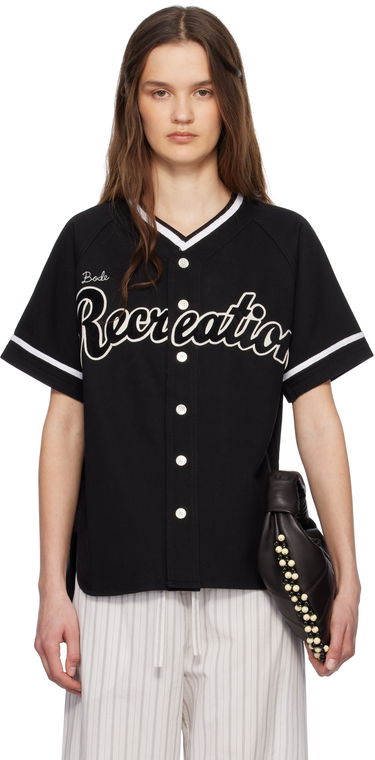 Dres Bode Bode Recreation Baseball Jersey Shirt Čierna | MRS25SH040, 0