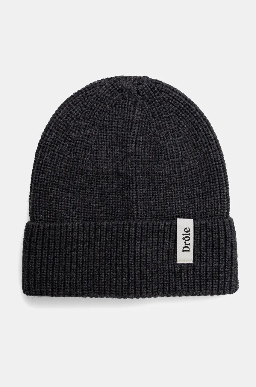 Kulicha Drôle de Monsieur Le Bonnet DrUle Beanie Čierna | E.BN100.WO007.DGR, 0