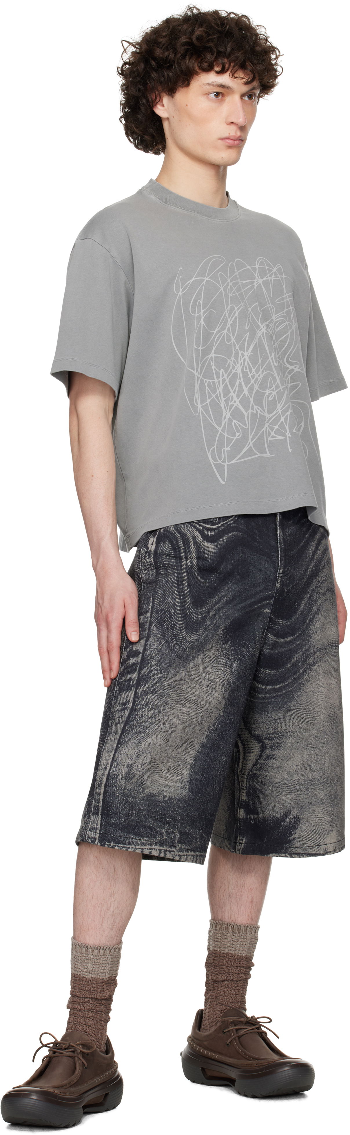 Camperlab Trompe-L'œil Denim Shorts
