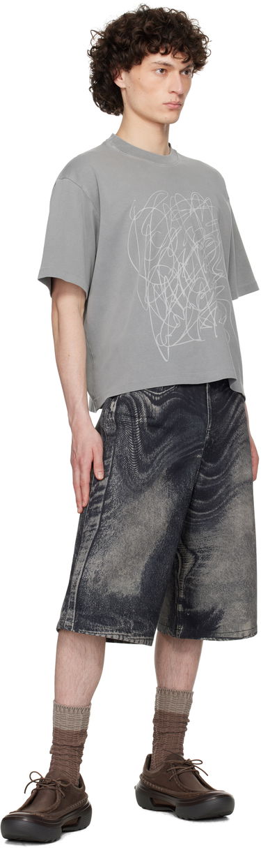 Šortky Camper Camperlab Trompe-L'œil Denim Shorts Modrá | AU00007-003, 3