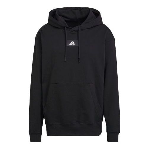 Mikina adidas Originals Logo Label Hoodie Čierna | HE4354