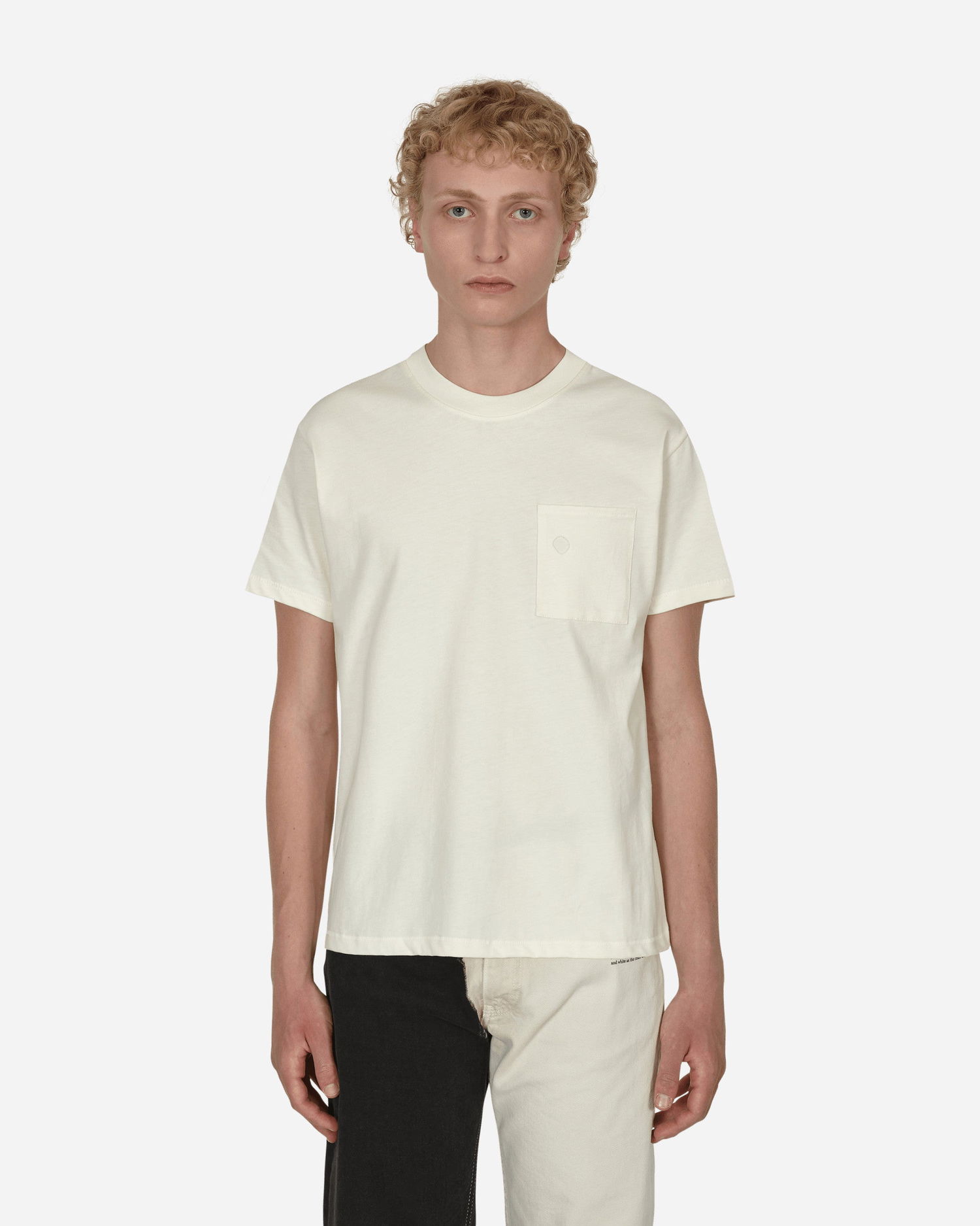 Tričko ERL Men's Relaxed Fit Pocket T-Shirt Biela | ERL04T003 3, 1