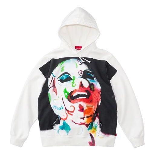 Mikina Supreme Leigh Bowery Airbrushed Hoodie Biela | SUP-SS20-722