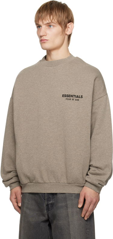 Sveter Fear of God Fear of God ESSENTIALS Fleece Crewneck Sweatshirt Hnedá | 192HO246269F, 3