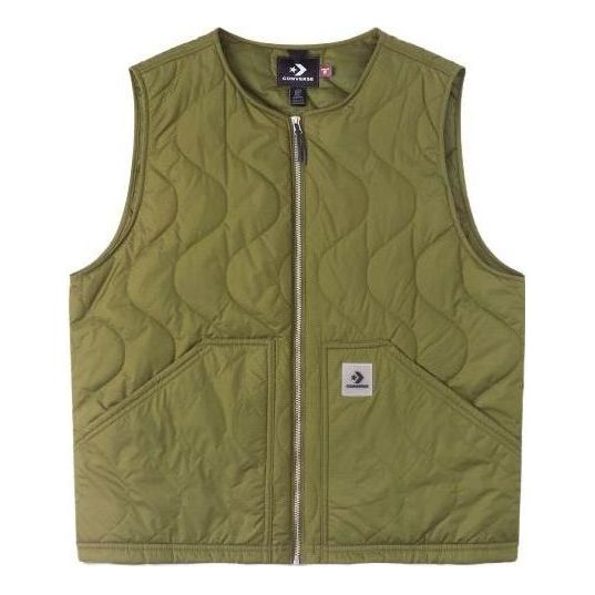 Vesta Converse Padded Vest Zelené | 10025267-A02