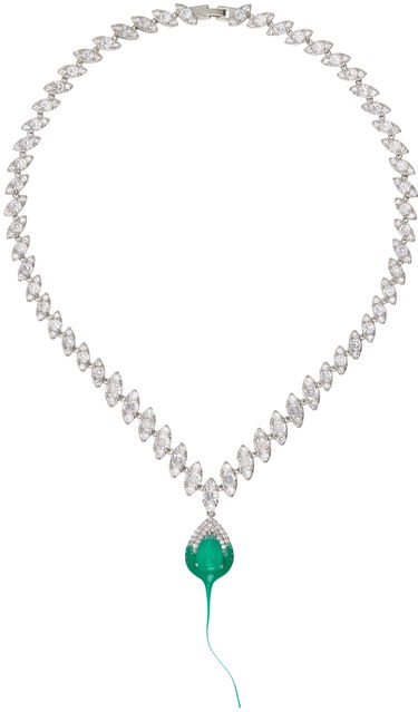 Náhrdelník Ottolinger Ottolinger Dip Diamond Necklace Zelené | 2500612, 0
