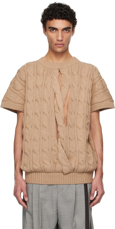 Sveter HED MAYNER Hed Mayner Knit Braids Sweater Hnedá | HMMA75072A-HA603, 0