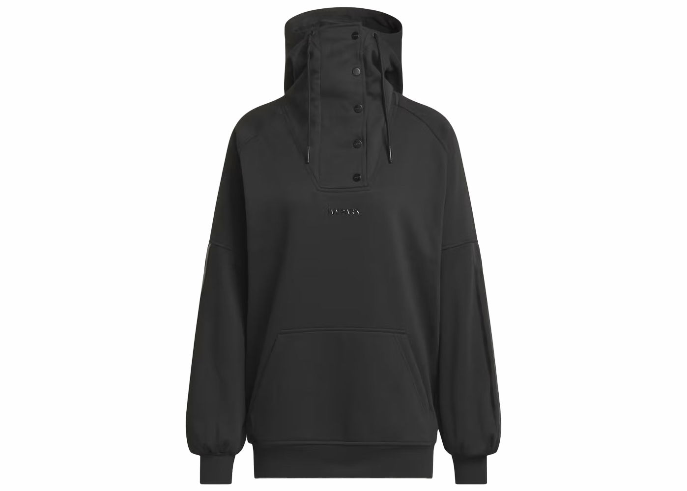 Mikina adidas x IVY PARK Park Snapneck Hoodie Čierna | IK9647, 0