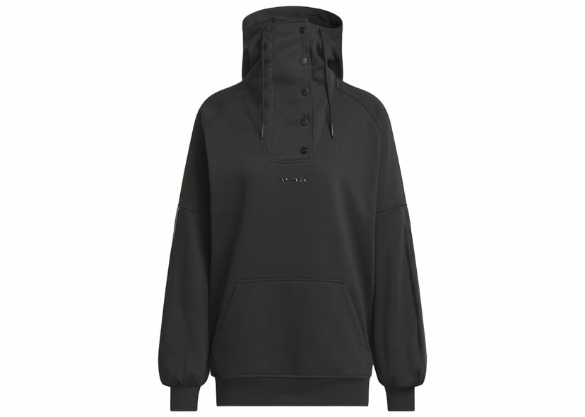 Mikina adidas x IVY PARK Park Snapneck Hoodie Čierna | IK9647