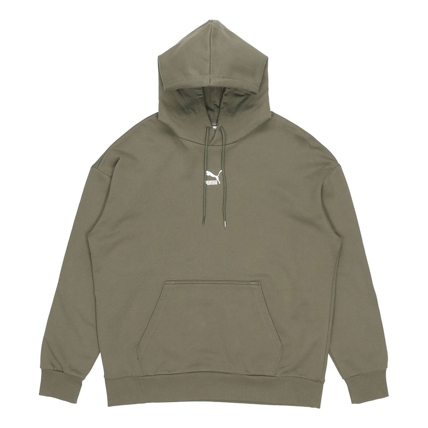 Mikina Puma Puma Logo Print Hoodie Zelené | 533114-44, 0