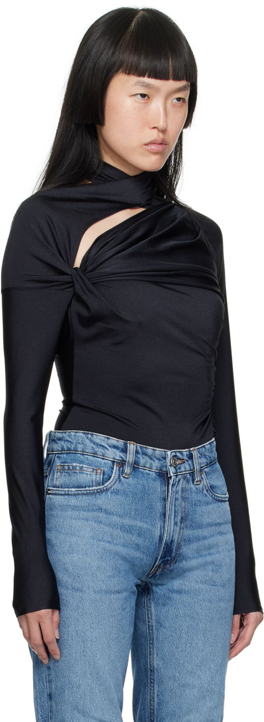Tričko Coperni Coperni Asymmetric T-Shirt Čierna | COPJS66545, 1