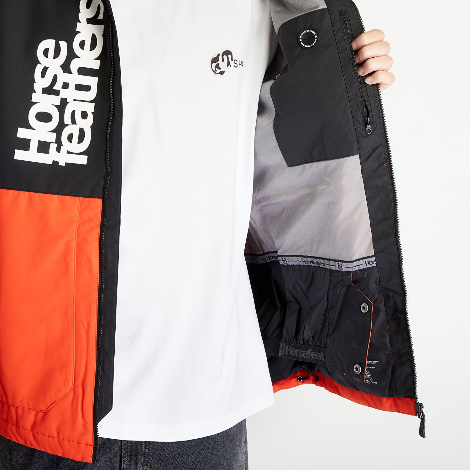 Bunda Horsefeathers Morse II Jacket Červená | OM307G, 1