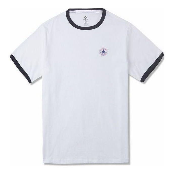 Tričko Converse Ringer Short Sleeve T-Shirt Biela | 10025909-A02