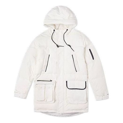 Parka Converse Down Mid Length Jacket Biela | 10019988-A02