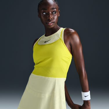 Šaty Nike NikeCourt Slam Dri-FIT Tennis Dress Žltá | FZ6463-331, 1