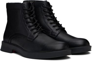 Tenisky a topánky BOSS Hugo Grained Leather Boots Čierna | 50552559, 3