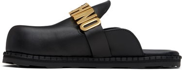 Oblečenie Moschino Moschino Lettering Logo Slip-On Loafers Čierna | MA10162G1M MF0 000, 2