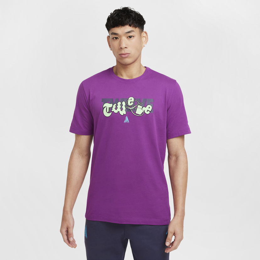 Tričko Nike Ja Basketball T-shirt Print Purple Fialová | HF6193-505