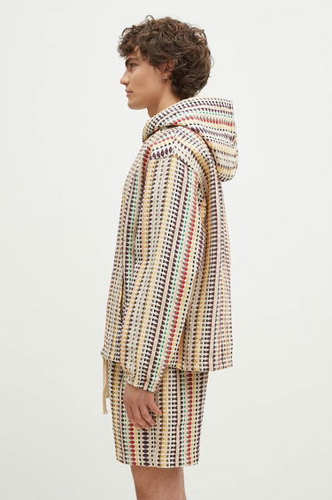Mikina Pleasures Stitch Poncho Hoodie With Hood Béžová | P24F052, 1