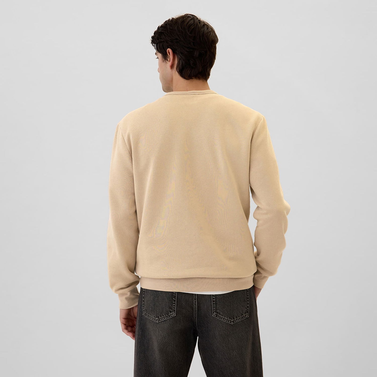 Mikina GAP Fleece Sweatshirt Khaki Béžová | 542214-05, 1