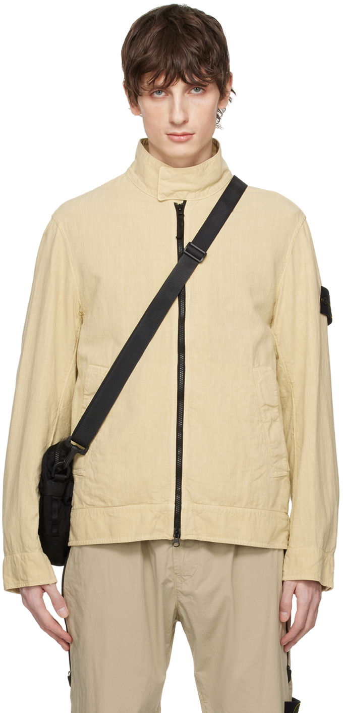 Bunda Stone Island Patch Jacket Béžová | 801542130, 0