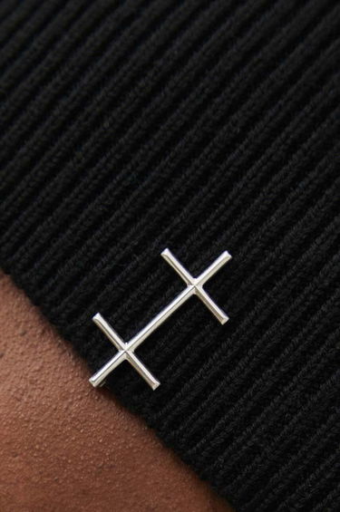 Kulicha HELIOT EMIL Black Ribbed Knit Beanie Čierna | PREAW24.16.107, 5