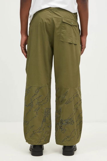 Cargo nohavice Maharishi Loose Fit Snopants Zelené | 5346.OLIVE, 2