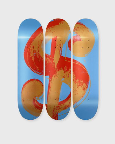 Skate The Skateroom Andy Warhol Dollar Sign Blue Deck Rôznofarebný | 5407006112525, 0