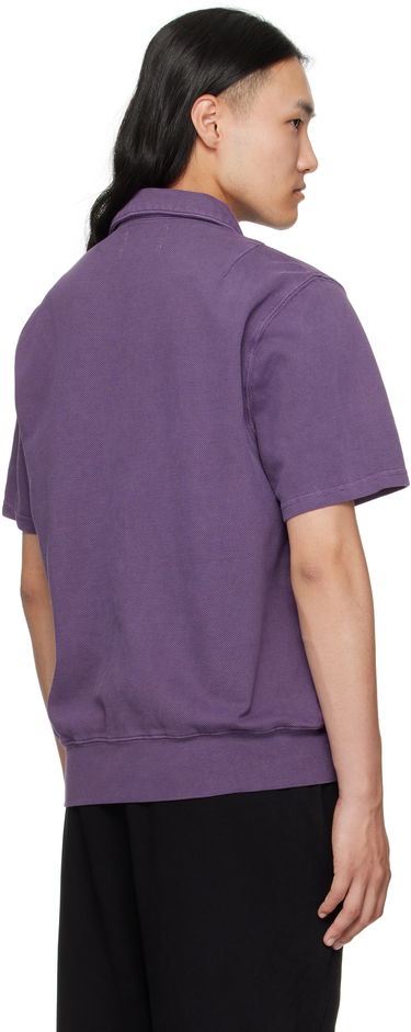 Polo tričko LES TIEN Les Tien Piqué Banded Tennis Polo Fialová | PK-2070-PD, 2