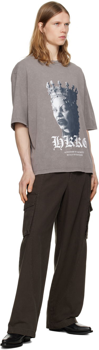 Tričko Han Kjøbenhavn Han Kjobenhavn Oversized Sculpture T-Shirt Šedá | M-134374, 3