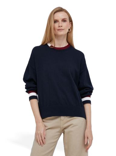 Sveter Tommy Hilfiger C-neck Sweater Navy | WW0WW39010