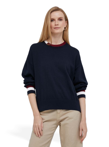 C-neck Sweater