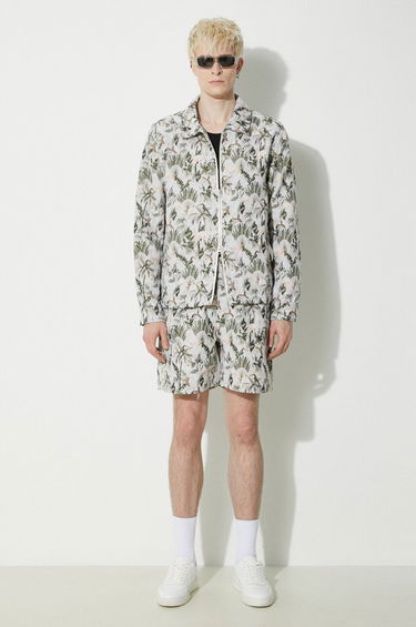 Šortky Pleasures Patterned Shorts Zelené | P24SP029.GREY, 1