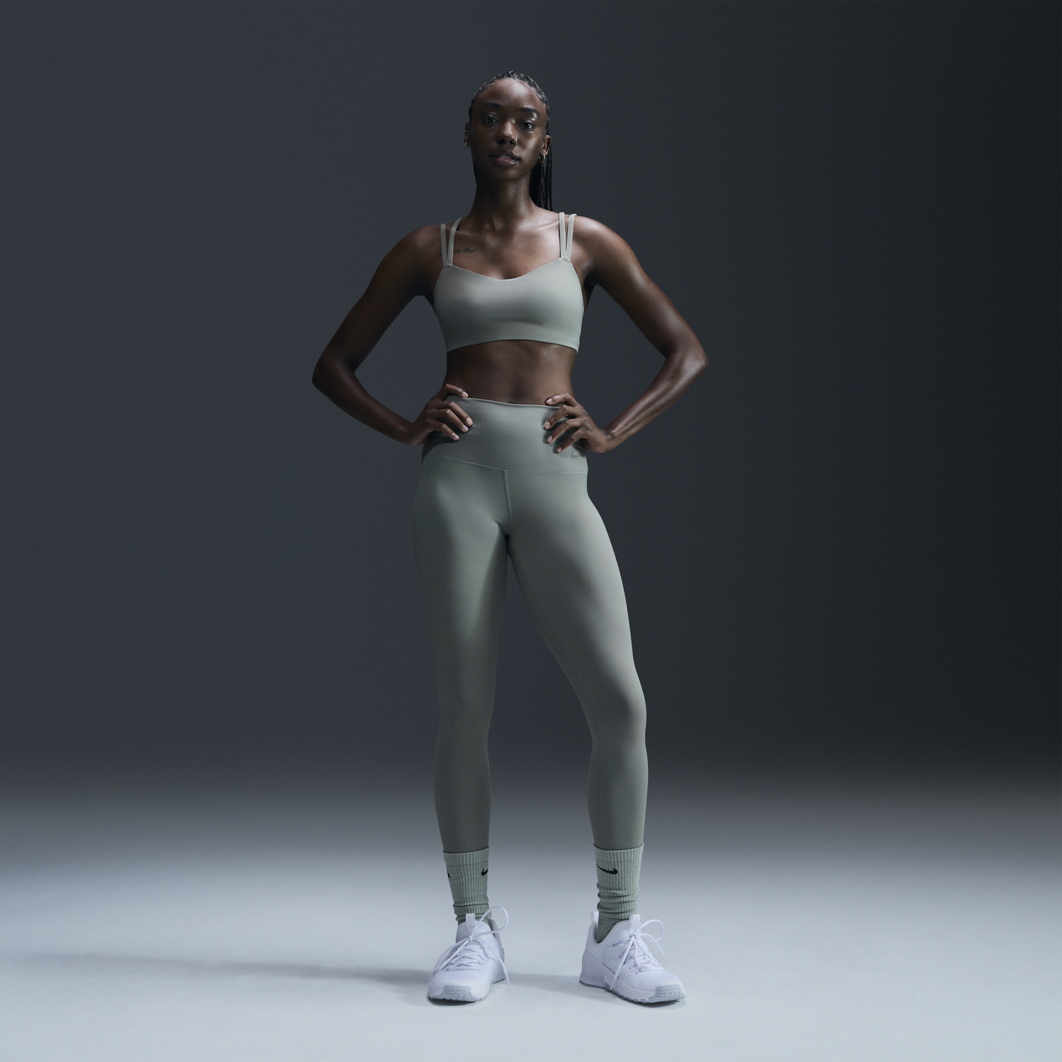 Legíny Nike 7/8 Zenvy Šedá | DQ6015-320, 0