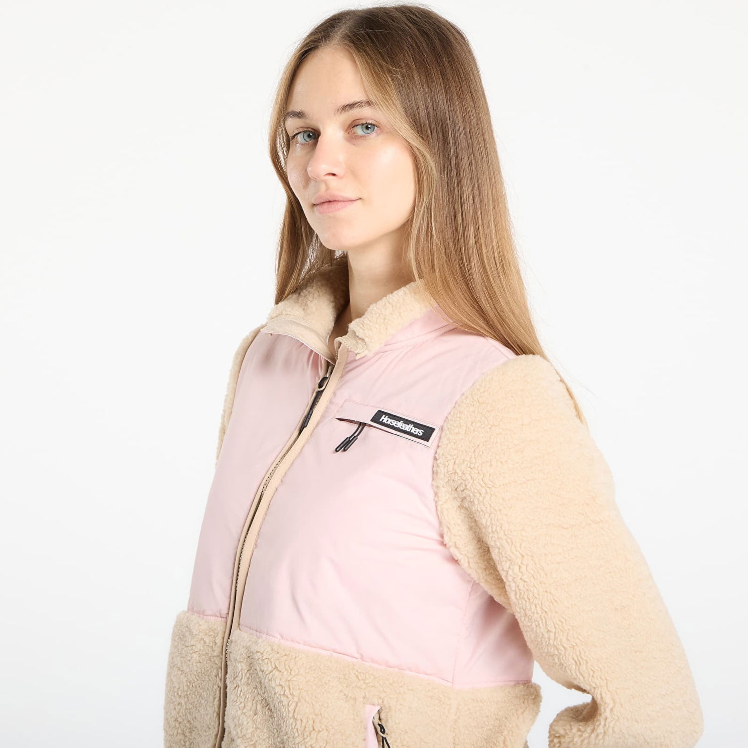 Bunda Horsefeathers Sherpa Panel Full-Zip Fleece Jacket Gema Lotus Rôznofarebný | TW047A, 1