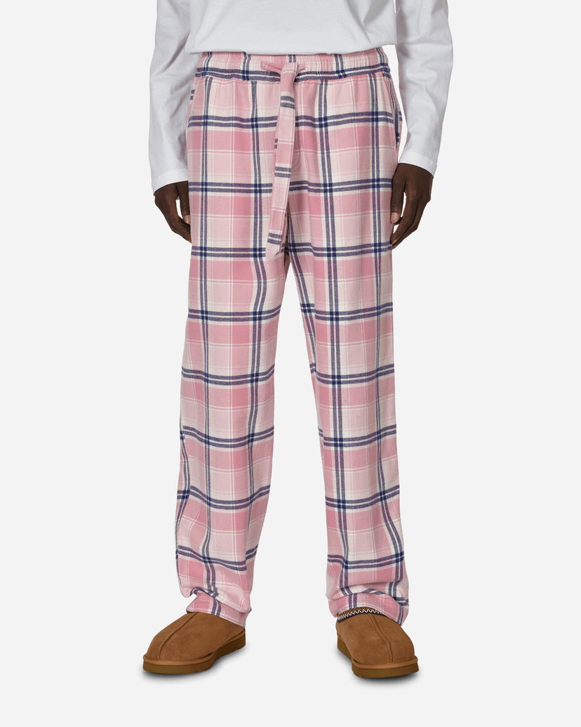 Pyžamo TEKLA Flannel Plaid Pijamas Pants Ružová | SWP-PIPL PIPL