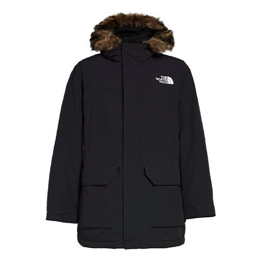 Parka The North Face Parka With Faux Fur Hood Čierna | NF0A4QZT-JK3