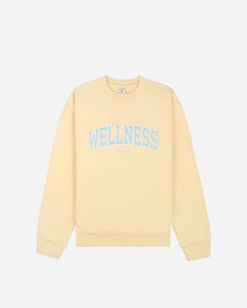 Sveter Sporty & Rich Wellness Ivy Crewneck Béžová | CR847AL, 0