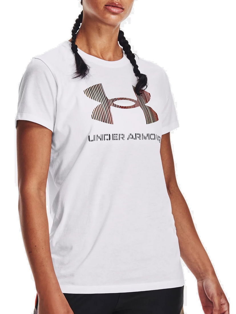 Tričko Under Armour T-Shirt Live Sportstyle Graphic Biela | 1356305-105