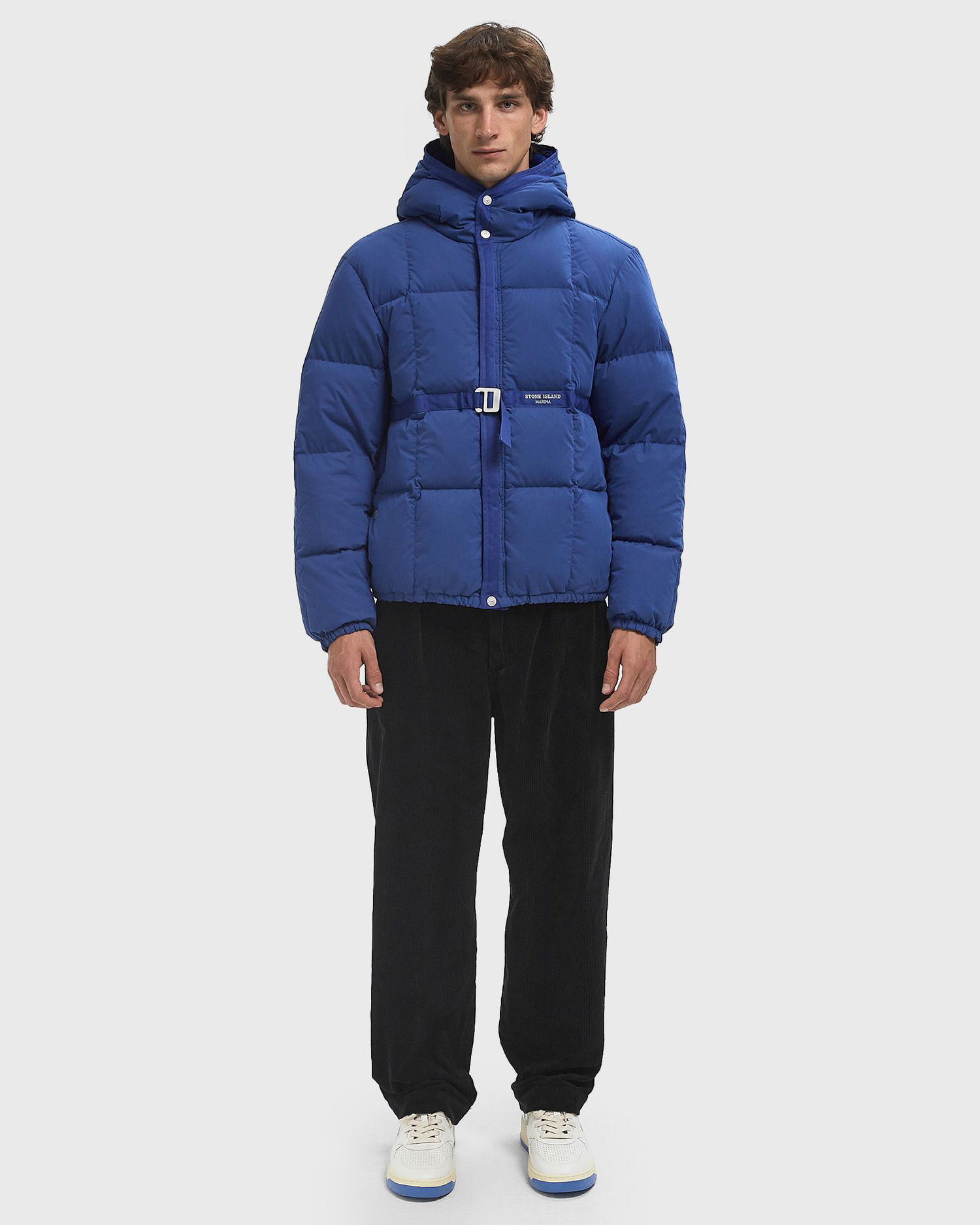 Prešívaná bunda Stone Island Stone Island Marina Hooded Puffer Jacket Modrá | K2S154100081S0X24.V0022, 1
