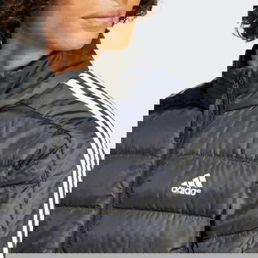 Bunda adidas Originals Essentials 3-Stripes Light Down Čierna | HZ4431, 4