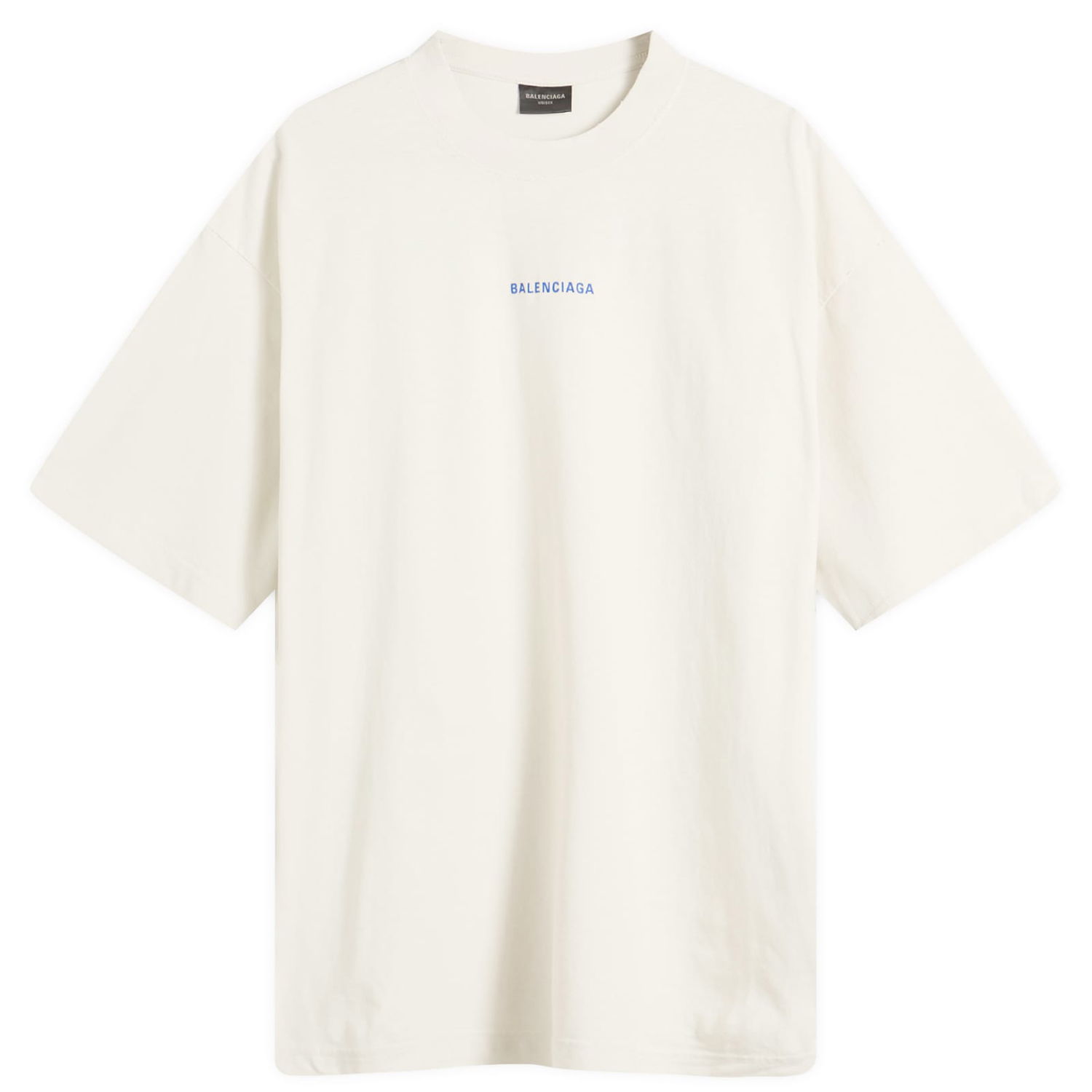 Tričko Balenciaga Balenciaga Men's Logo Medium Fit T-Shirt, Size Large Biela | 764235-TSVO9-8016, 1