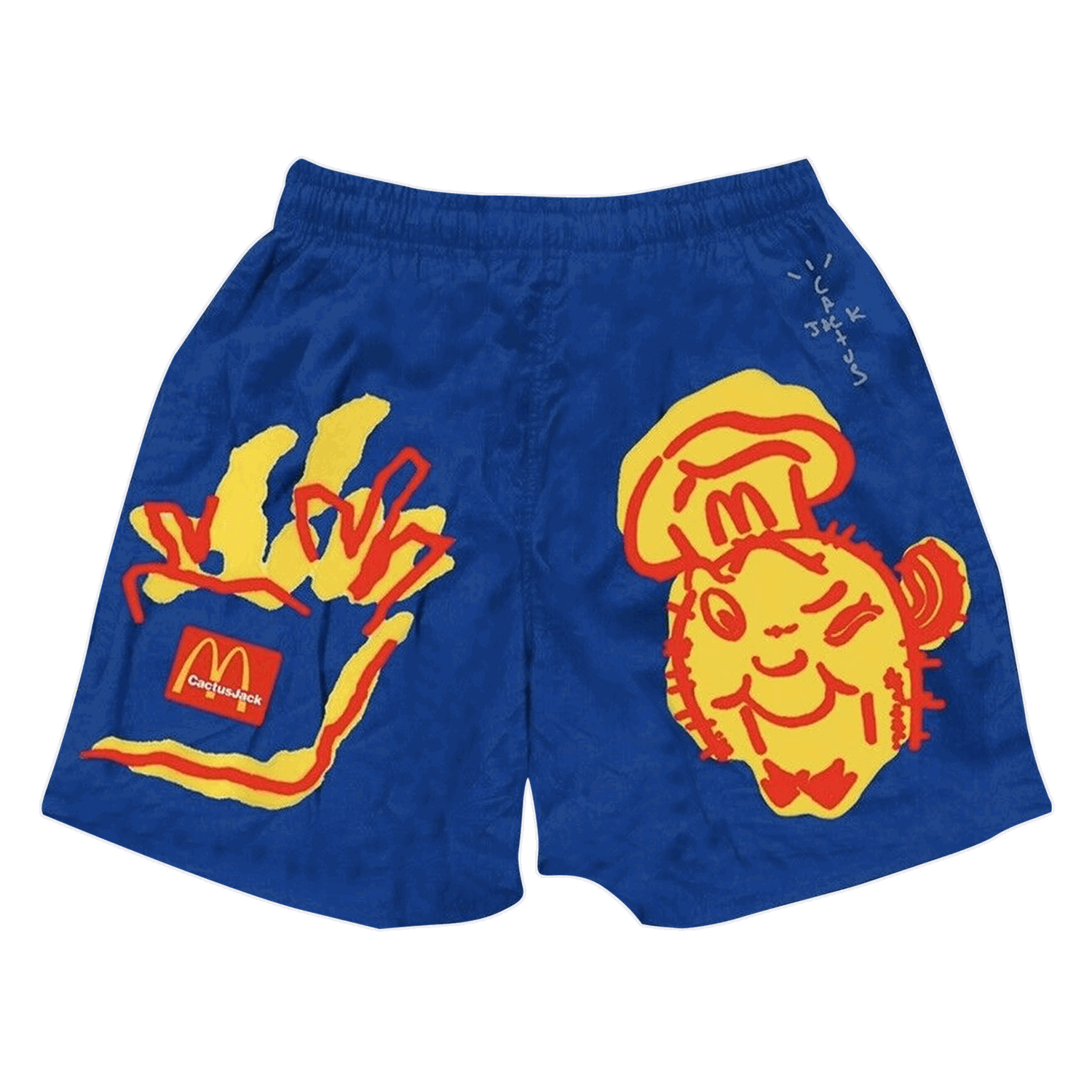 Šortky Cactus Jack by Travis Scott McDonald's x Illustration Shorts Modrá | CJMD BS124 BLUE, 0