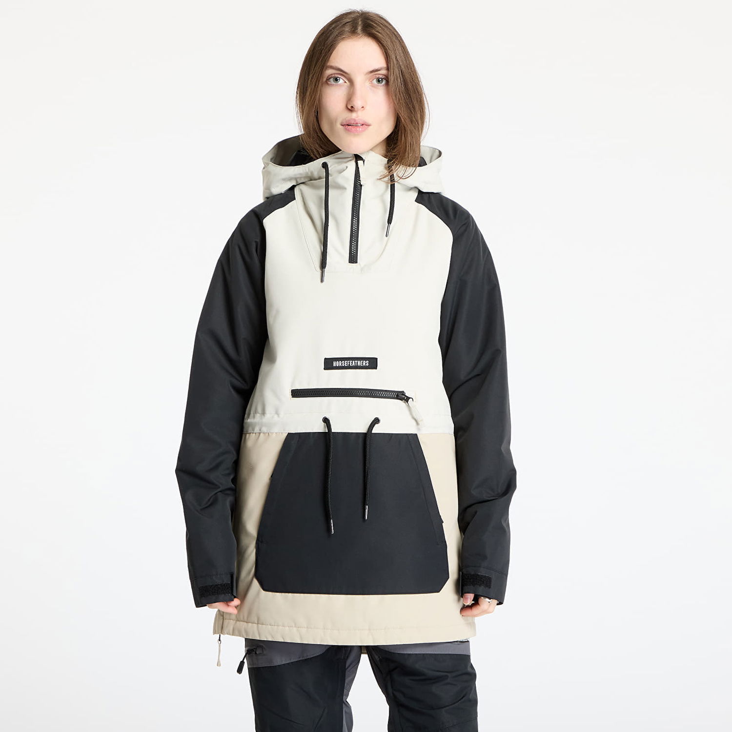 Parka Horsefeathers Horsefeathers Derin II Women's Anorak Jacket Čierna | OW214M, 0