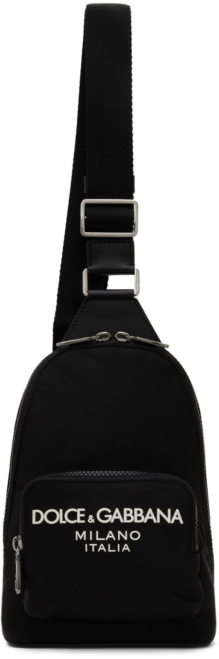 Ľadvinka Dolce & Gabbana Dolce&Gabbana Logo Sling Bag Čierna | BM2295AG182, 0