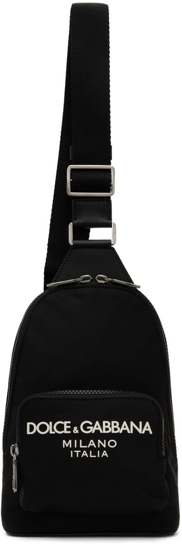 Ľadvinka Dolce & Gabbana Dolce&Gabbana Logo Sling Bag Čierna | BM2295AG182, 0
